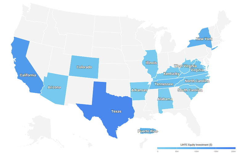 Freddie Mac LIHTC Equity Investments Interactive Map